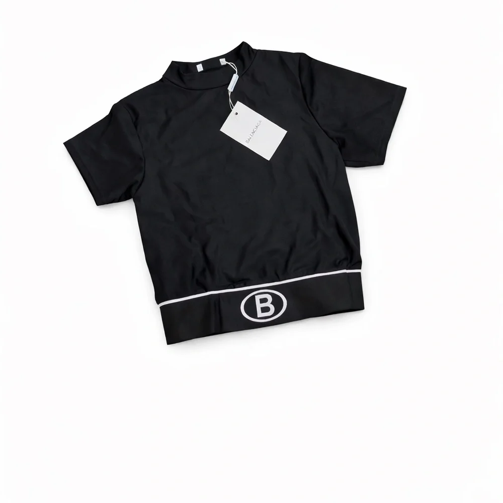 RARE Balenciaga Girls’ Yoga Set – Size S or Women’s XS – NWT Luxe Black 2-Piece - Picture 4 of 11